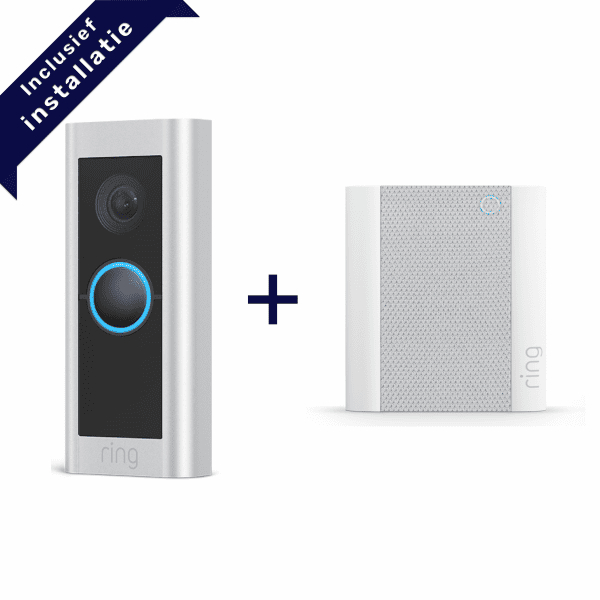 Ring Video Doorbel + Ring Chime + installatie