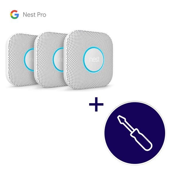 Google Nest Protect (3-Pack) incl. installatie